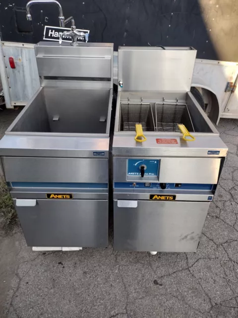 ANETS GPC18 PASTA PRO 18 cooker W/ ANETS RFS18 RINSE SINK