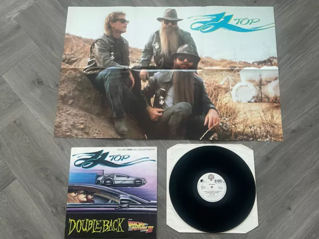 ZZ Top Doubleback “1990 Poster Edition 12 Inch EP Record Vinyl-Mint”