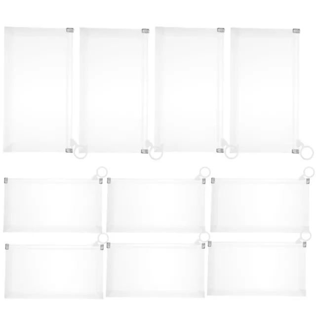 10 Clear B6 Zip Envelopes for Office Supplies-BY