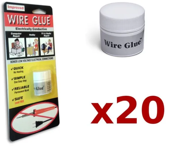 20x Highly Conductive Wire Glue/Paint NO Soldering Iron