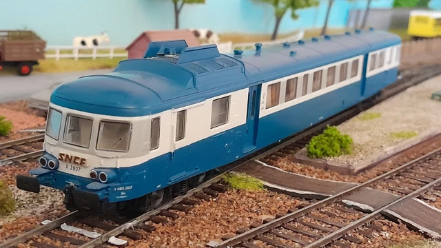 Autorail SNCF Electrotren 2140 - ABJ-3 Époque IV, HO, Rouge, État Neuf