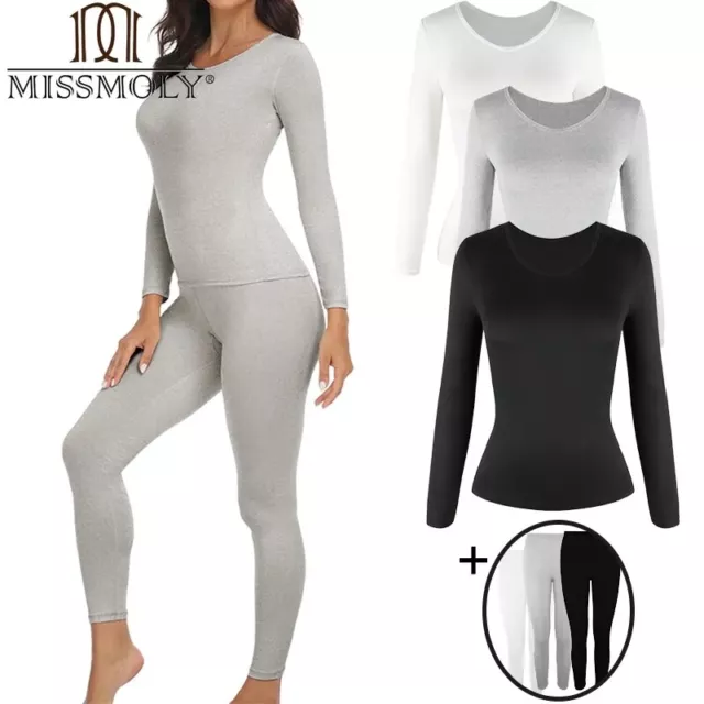 Thermal Underwear Women Long Johns Base Layer Comfortable Top&Bottom Seamless AU