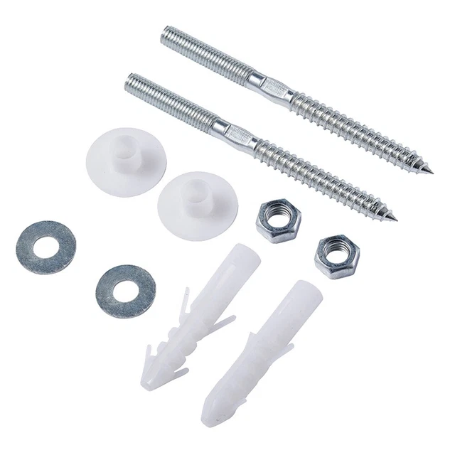 Kit di fissaggio in acciaio inox di lunga durata per bagno per lavandino a paret