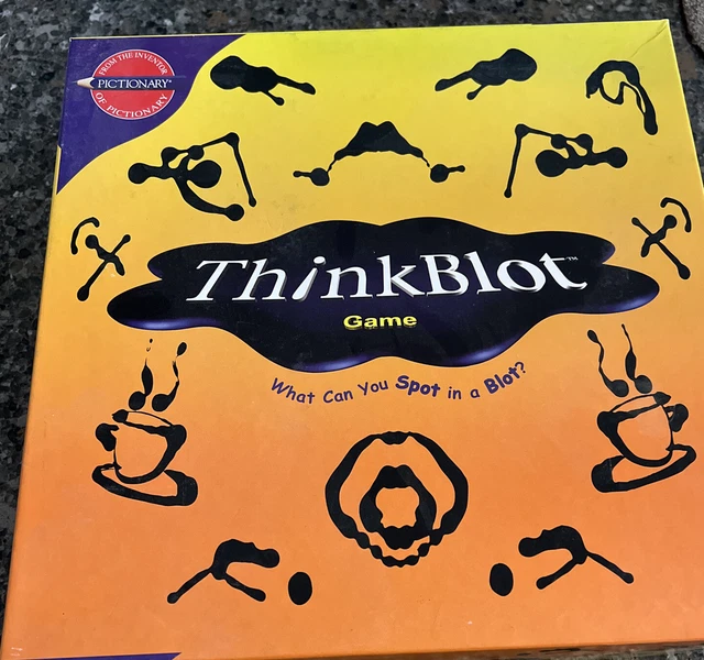 MATTEL GAMES THINKBLOT Board Game From The Inventor Of Pictionary Used mattel-games-thinkblot-board-game-from-the-inventor-of-pictionary-used
