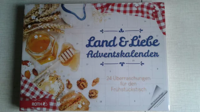 „Land & Liebe Adventskalender 2023“ von Roth (befüllt mit 24 Überraschungen) !!!