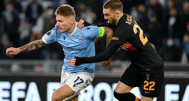 Lazio Immobile vs GALATASARAY Europa Liga Match getragenes Shirt COA Zertifikat