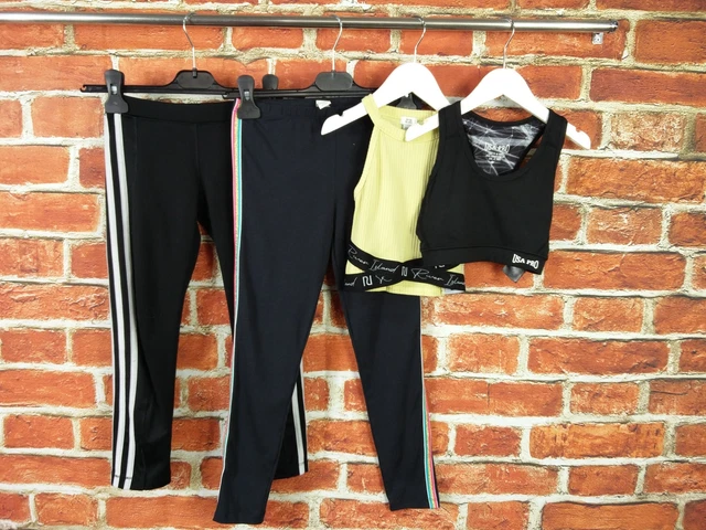 PACCHETTO RAGAZZE ETÀ 7-8 ANNI MONSONE ADIDAS ecc SET ATTIVO LEGGINGS CROP TOP 128CM