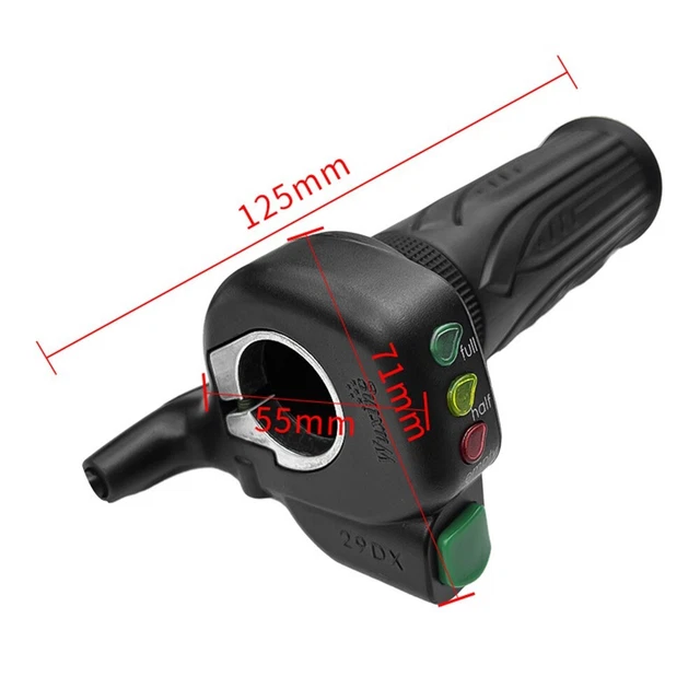Accélérateur (poignée De Gaz) De Remplacement Pour Scooter électrique - Compatible I9 Pro, Gotrax Apex, Hiboy S2, Megawheel S10 Et Autres - Longueur Câble 16 Cm - 7