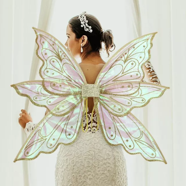 Fairy Wings Costume for Girls Women, Sparkle Princess Angel Butterfly Wing 2023 3