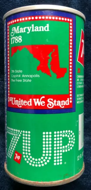 1976 Bicentennial 50 States - Maryland State #7 Can #20 United We Stand