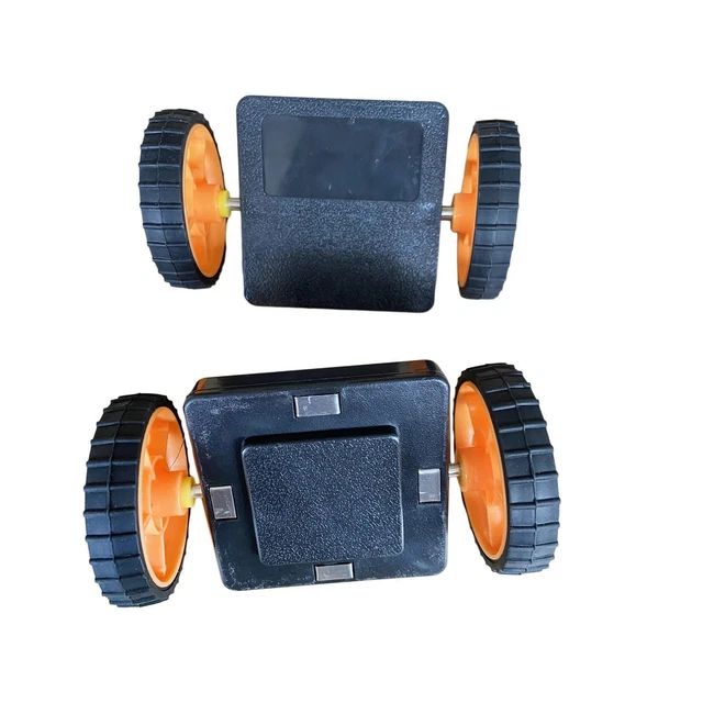 2x Magnetic Building Blocks Wheels Base Brain Development Educational Preschool