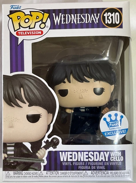 🎉Funko Pop! Television  Wednesday Addams With Cello  Exclusive Figure (1310) 