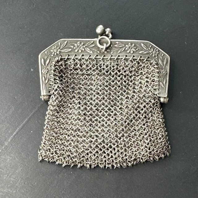 Argentier Meuble Ancien Pendentif En Argent Massif 925/1000 Style Art Déco Avec Ambre - Occasion - Créateur Bijou Argent Massif Ancien