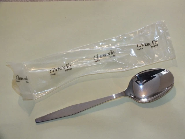 PELLE FRITES CHRISTOFLE France Cluny 25 Cm Metal Argente Neuve Blister
