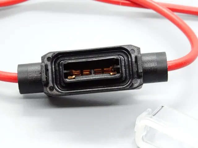 1x Conector Cables Soporte Seguridad para Mini Fusibles Impermeable