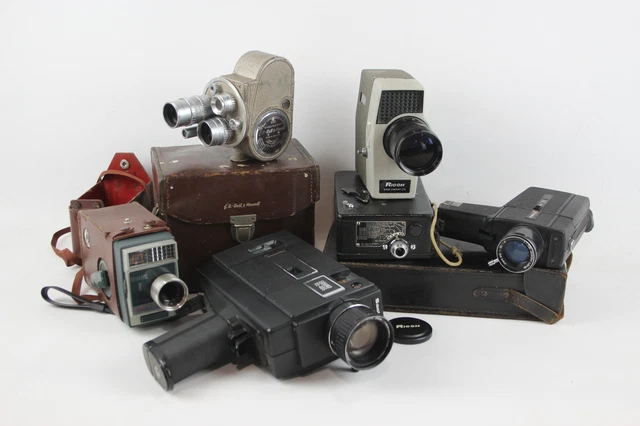 6 x Surtido de CÁMARAS DE CINE Inc. Bell & Howell, Chinon y Kodak Etc. 6 x Surtido de CÁMARAS DE CINE Inc. Bell & Howell, Chinon y Kodak Etc.