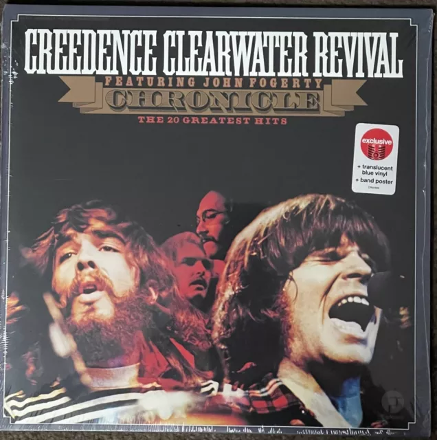 Neuf Creedence Clearwater Revival Chronicle Opaque Bleu Vinyle 2-LP CR02569