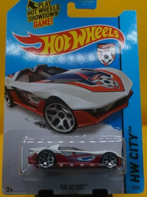 Hot Wheels - Yur So Fast - HW City 12/250 Long Card