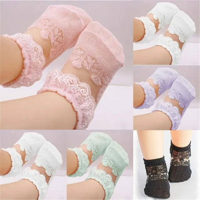 Breathable Solid Color Kids Sock Toddler Girls Ankle Baby Socks Newborn Hosiery