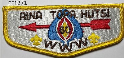 Boy Scout OA 60 Aina Topa Hutsi Lodge Flap