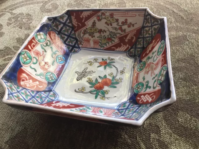 Antique Meiji Period Japanese Imari Bowl