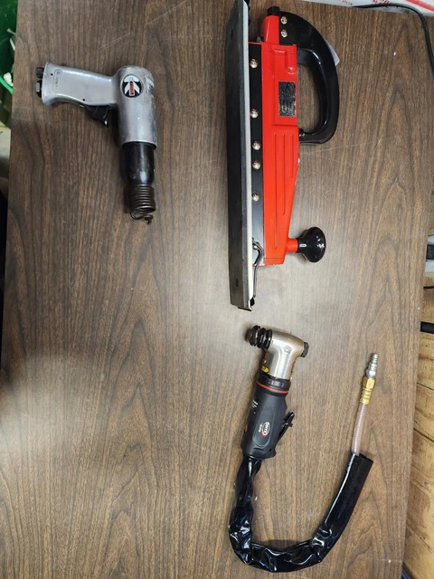 Lot Of Untested Air Tools And Sander Onyx And Ktool For Parts Or Repair (C2)