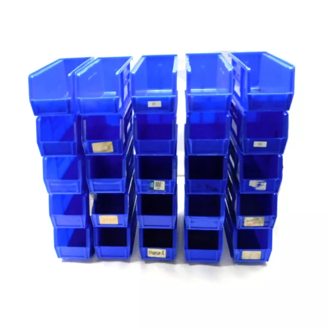 Plastic Stackable Bins - 11 x 11 x 5, Clear S-12417C - Uline
