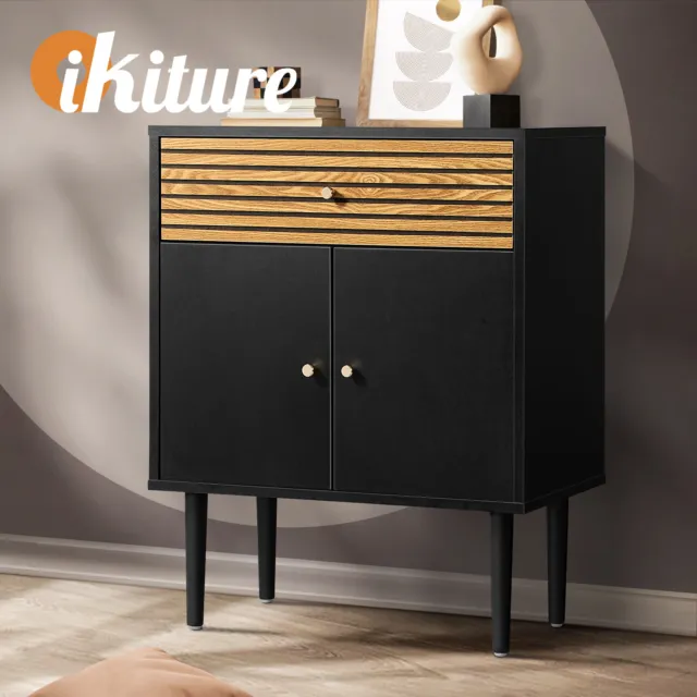 Oikiture Sideboard Buffet Storage Cabinet Hallway Kitchen Cupboard Drawers Table