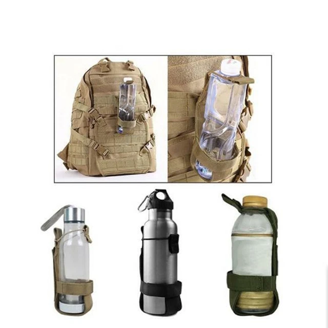 Gonex Tactical Military MOLLE Water Bottle Pouch Drawstring Tactical Hydration C