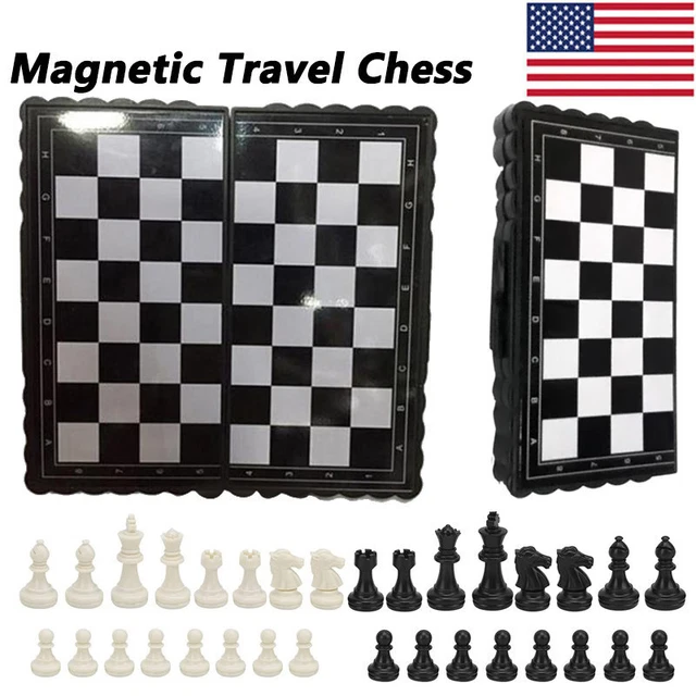 CHESS TRAVEL Set with Folding Case Portable Chessboard Storage