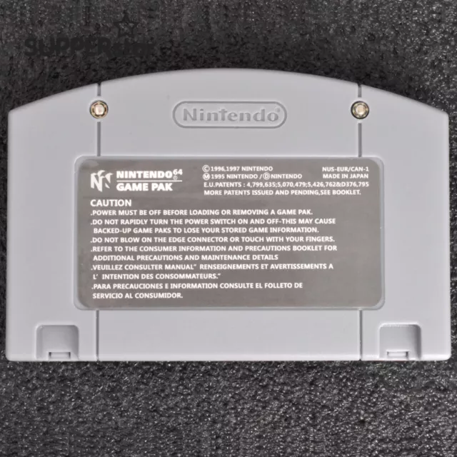 Super Smash Bros Videospielkarte EU Version für Nintendo N64 B2SA 2