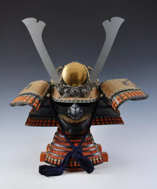 Japanese Samurai Wearable Kabuto Helmet with a Mask -Marutake Kohnin Product-