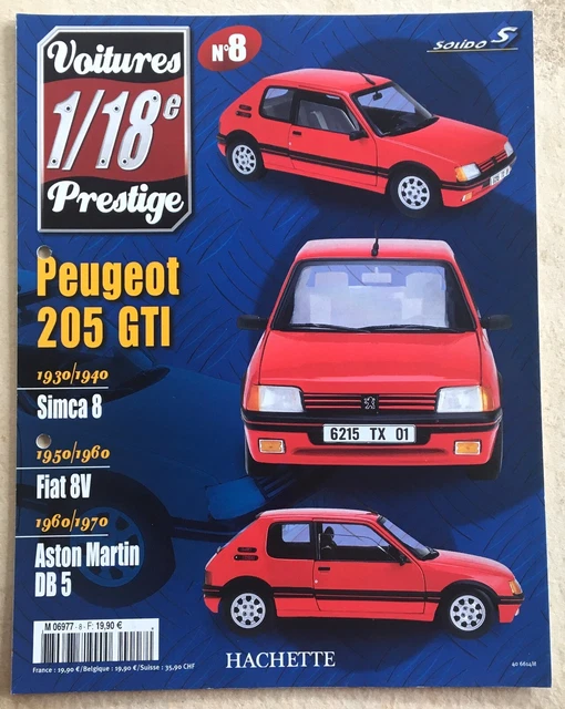 Modèle Réduit Solido 1/18 Peugeot 307 CC 2003 - Gris Métallisé - Hachette Voitures Prestige