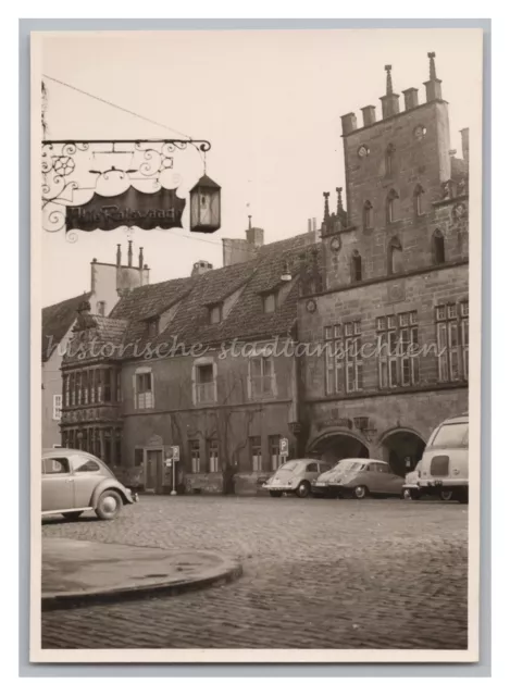 Lemgo 1958 - Rat Basement Cars Old Council Scale Building - Old Photo 1950s