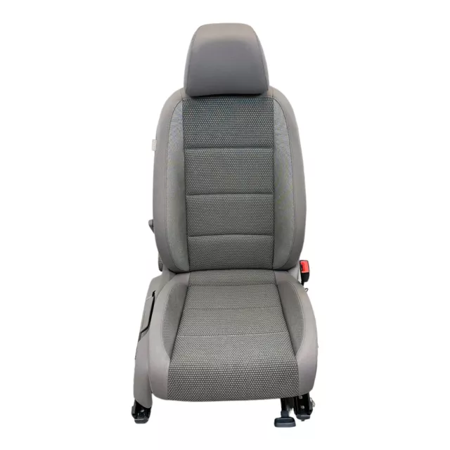 Sedile Anteriore Destro Sedile Passeggero Tessuto VW Golf 6 5K Braun Grigio