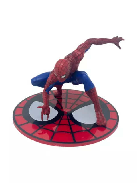 Spiderman Action Figure and Cake Topper - Spiderman Figure With 4 Inches Base
