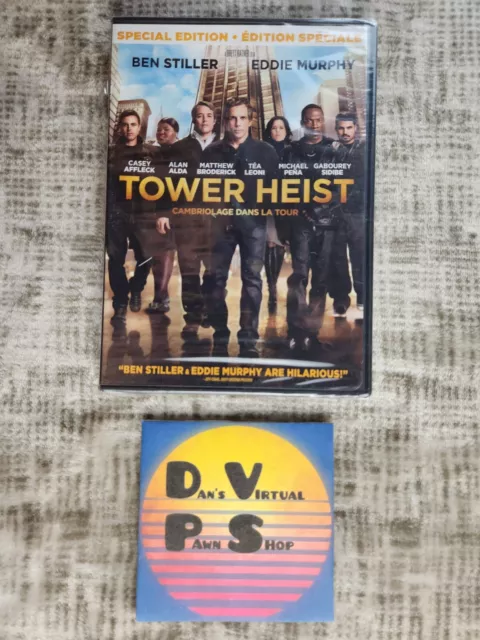 Tower Heist DVD Bilingual Widescreen Ben Stiller Eddie Murphy NEW