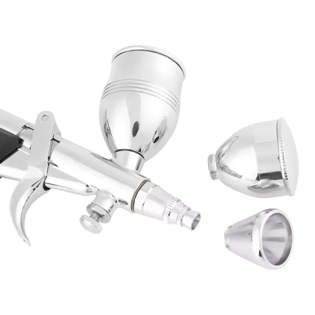 Gravity Spray Gun Airbrush 0.3mm 0.5mm 0.8mm Nossles Cups Set Kit