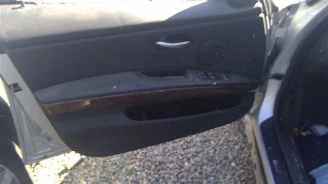 Black Leather Left Front Door Trim Panel 51419154167 Fits 06-08 BMW 328I E90 OEM