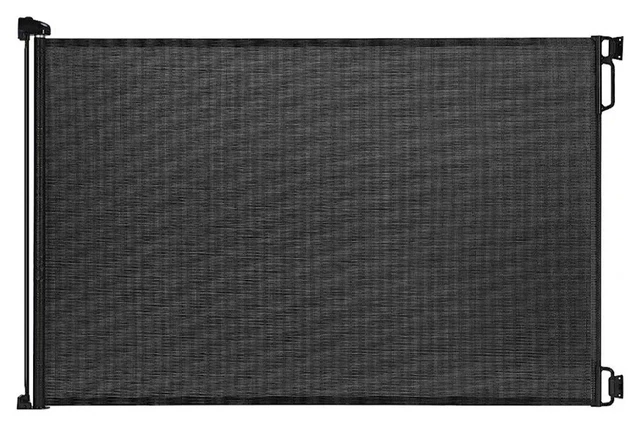 Puerta retráctil para bebé Kizkis - 42"" de alto - se extiende 56"" de ancho - gris