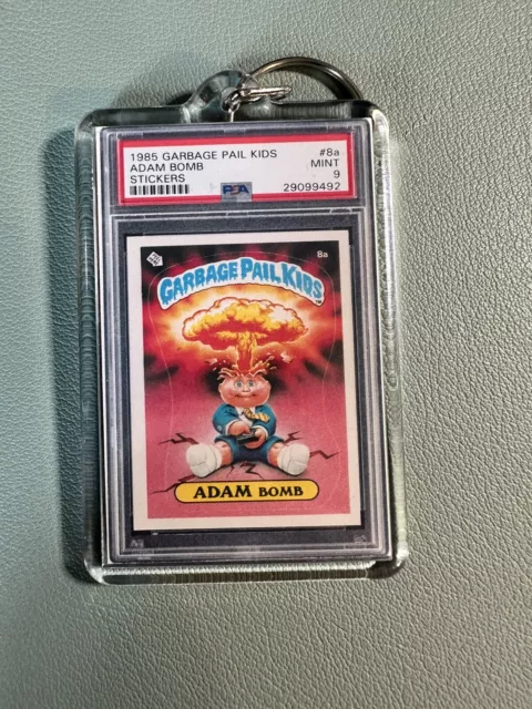 Adam Bomb - #8a - Garbage Pail Kids - PSA Homage - Mini Slab - GPK Keychain