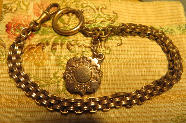 Chaîne De Montre à Gousset Vintage – Maille Filigrane S, Métal Inoxydable Argenté