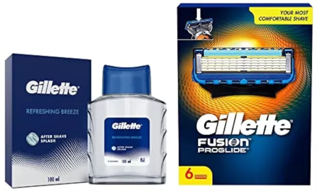 Lames de rasage Gillette Fusion Proglide - Paquet de 8