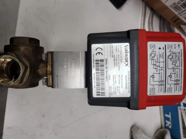 Valworx 561020 Electric T-port Valve 1 in NPT