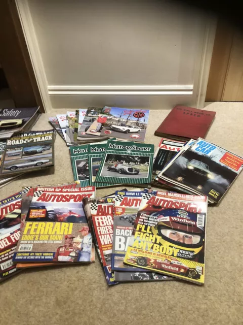 große Sammlung Oldtimer Zeitschriften Autocar Motorsport MG