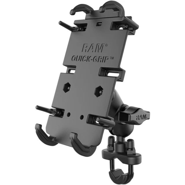 Supporto cellulare Quick-Grip XL con supporto manubrio U-Bolt Ram Mount