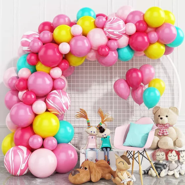 Birthday Party Balloon Arch + Garland Kit 120 Pcs Wedding Baby shower Balloons 3