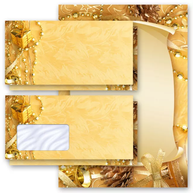 Briefpapier-Sets FROHE WEIHNACHTEN