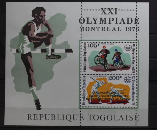 Togo Block 109 A mit 1172, 1203 postfrisch #UQ961