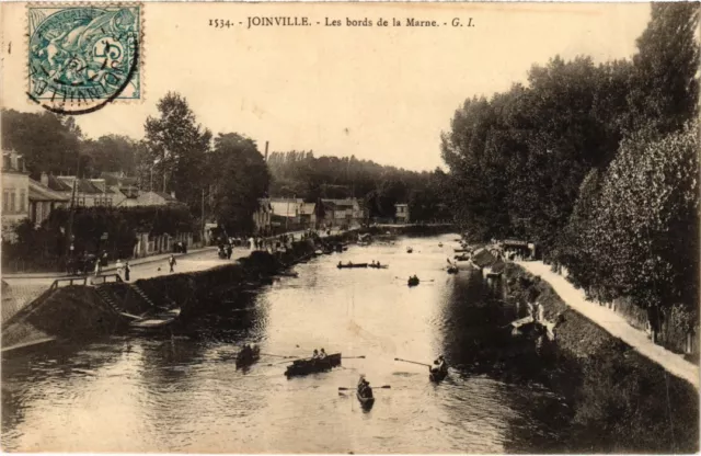 CPA Joinville-le-Pont Les bords de la Marne FRANCE (1339483)